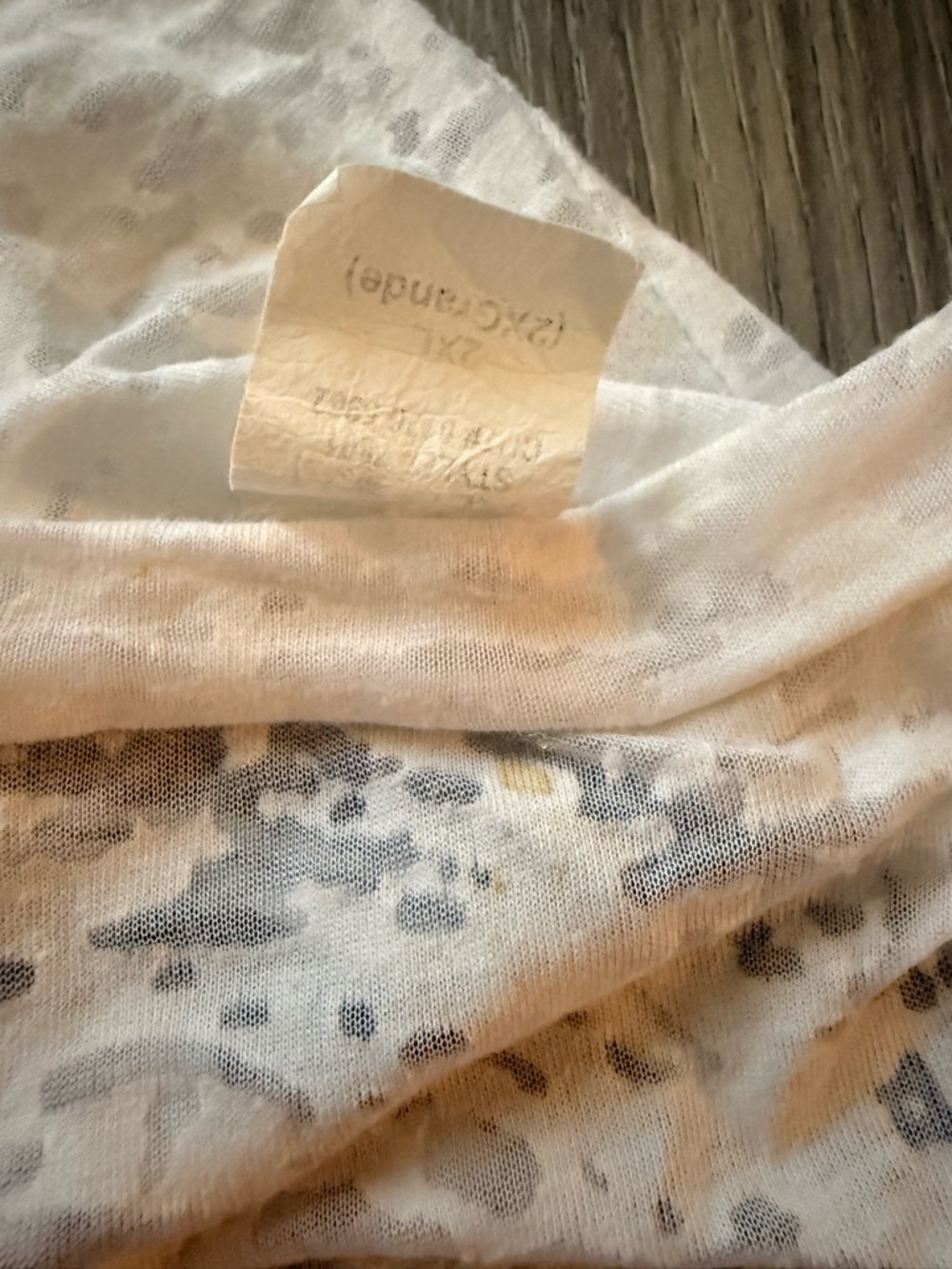 White Floral Graphic Tie-Shoulder Tank Top - Picture 5 of 5